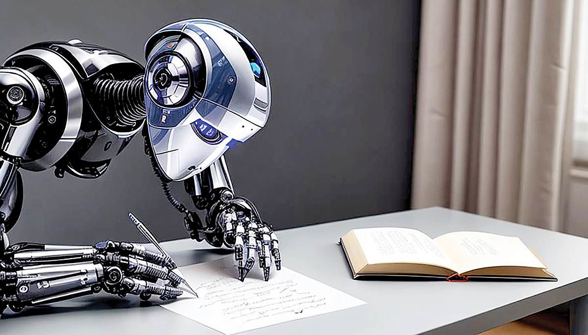 تقلید سبک ادبی نویسندگان با استفاده از دو کتاب