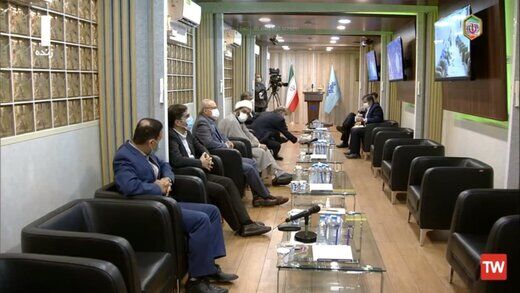 حضور کاندیداها در سالن انتظار محل مناظرات+عکس