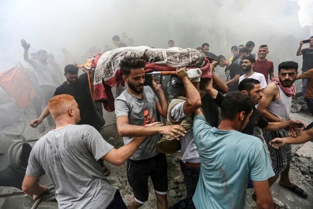 روایت قتل عام در غزه/ 10 نیروی امدادی جان باختند 