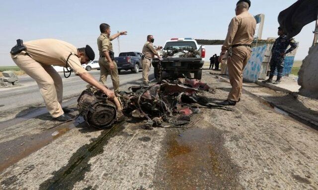 وقوع یک انفجار در مسیر فرودگاه بغداد