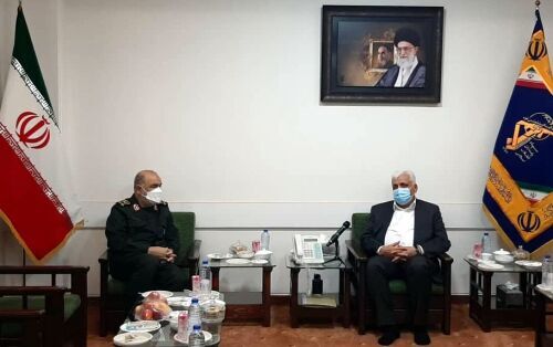 دیدار فرمانده کل سپاه با فرمانده حشدالشعبی+ جزئیات