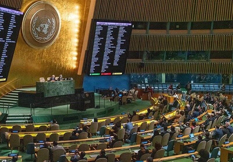 2 قطعنامه مجمع عمومی سازمان ملل علیه پایان اشغالگری در فلسطین و جولان اشغالی