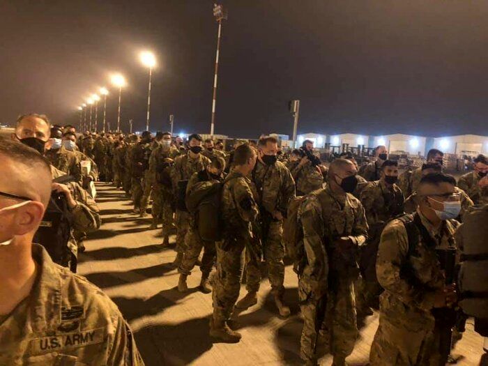 خروج تعدادی از نظامیان آمریکا از عراق