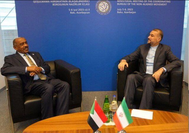دیدار وزرای خارجه ایران و سودان