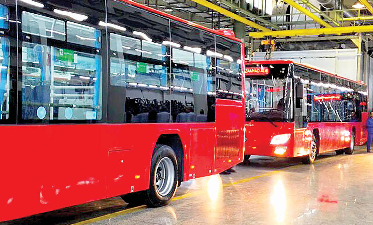 تعداد اتوبوس‌های شهری به ۱۲‌هزار و ۸۰۰ دستگاه کاهش ‌ یافته‌است