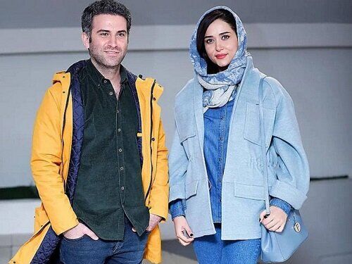 خنده‌های جالب پری‌ناز ایزدیار و هوتن شکیبا جلوی عکاسان+
عکس