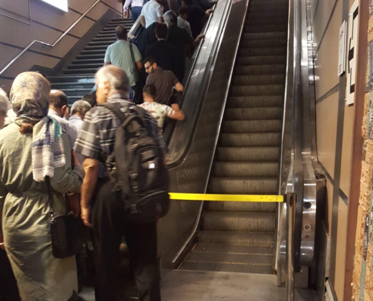 ساماندهی پله‌های برقی تهران کلید خورد