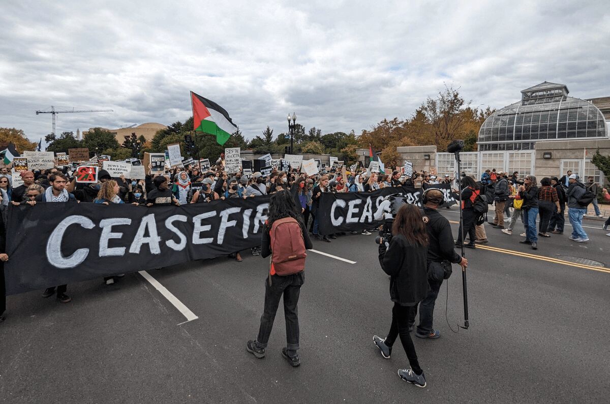 دستگیری گسترده یهودیان معترض در آمریکا 