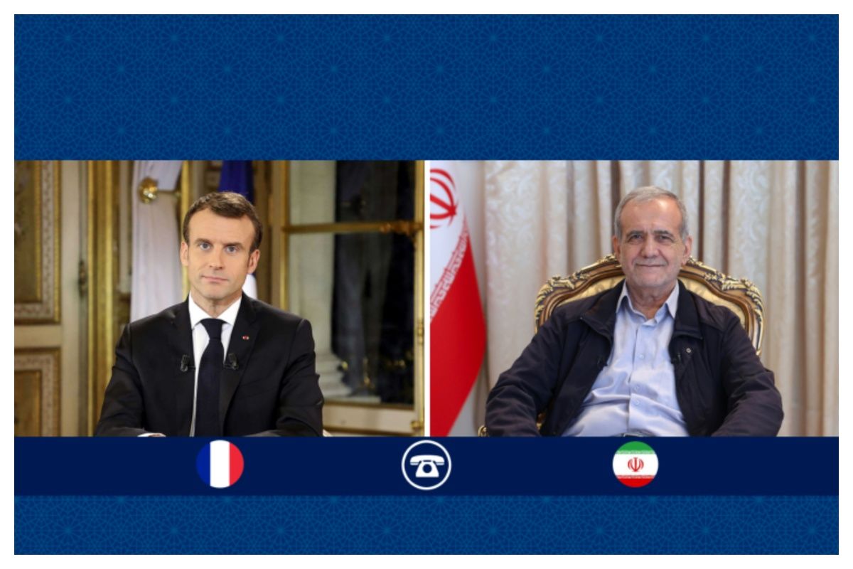 رایزنی تلفنی پزشکیان با همتای فرانسوی / اظهار بی اطلاعی مکرون از حمله اسرائیل به ایران