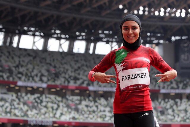 تنها زن دونده ایران در المپیک به مدال نرسید