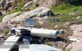 تصاویری از پهپاد هرمس سرنگون شده در خوزستان