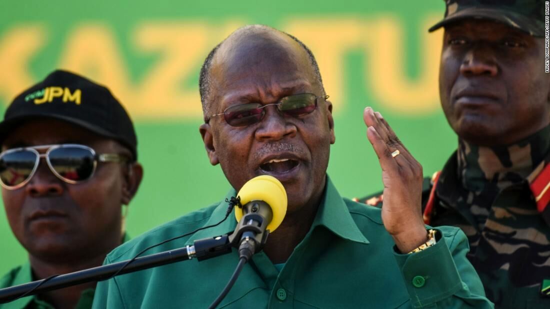 فوت رییس جمهور تانزانیا بر اثر حمله قلبی