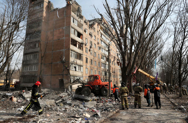 فوری/ اوکراین این شهر را بمباران کرد