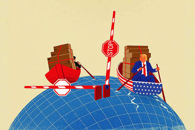به‌روزرسانی زیان جنگ تجاری