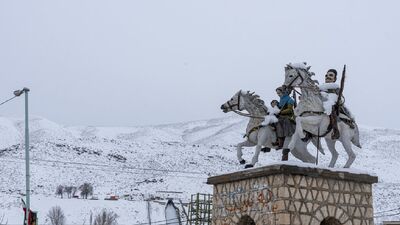 برف 32 سانتی متری کوهرنگ را سفید پوش کرد  