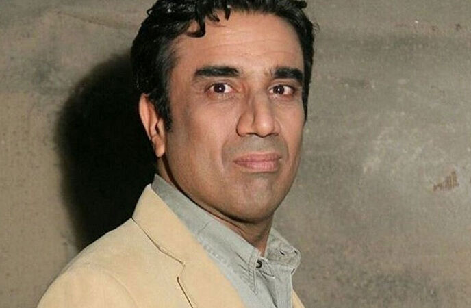 عکس جالب نصرالله رادش با یک کیک عجیب 