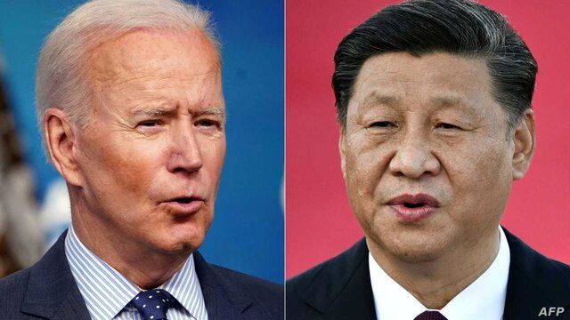روسای جمهور آمریکا و چین گفتگو می کنند