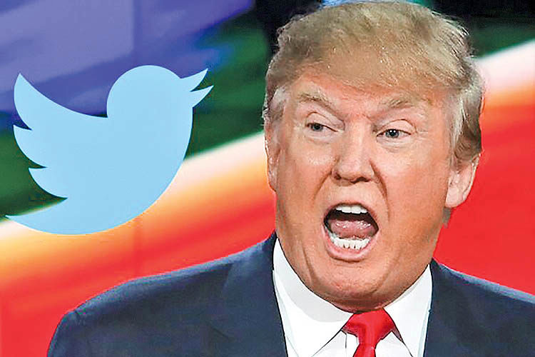 توییتر پیام ترامپ را برچسب «دستکاری شده» زد