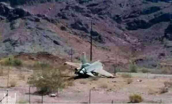 انتشار تصویر یک جنگنده ساقط شده پاکستانی توسط احمد مسعود