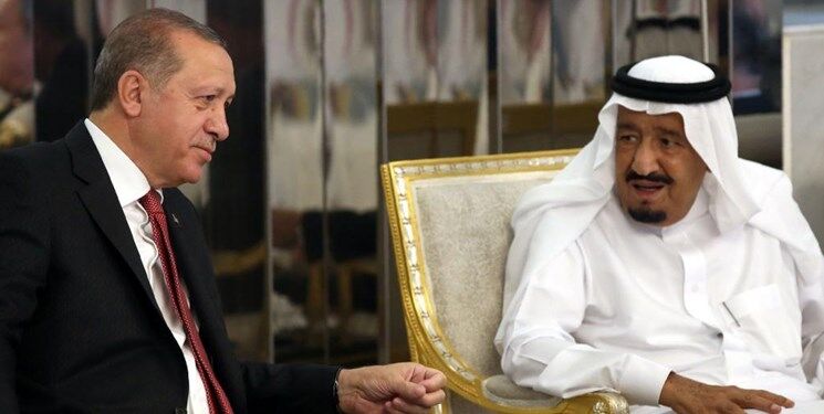 گفت‌وگوی تلفنی اردوغان و شاه سعودی