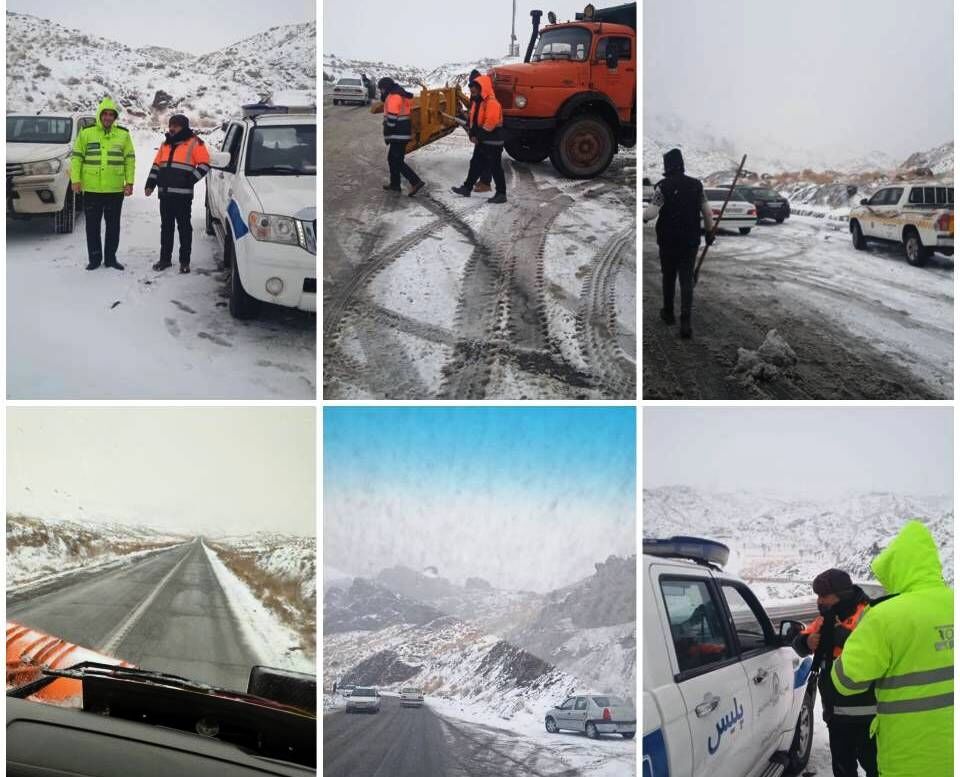 پلیس: بدون زنجیرچرخ به این جاده‌ها نیایید