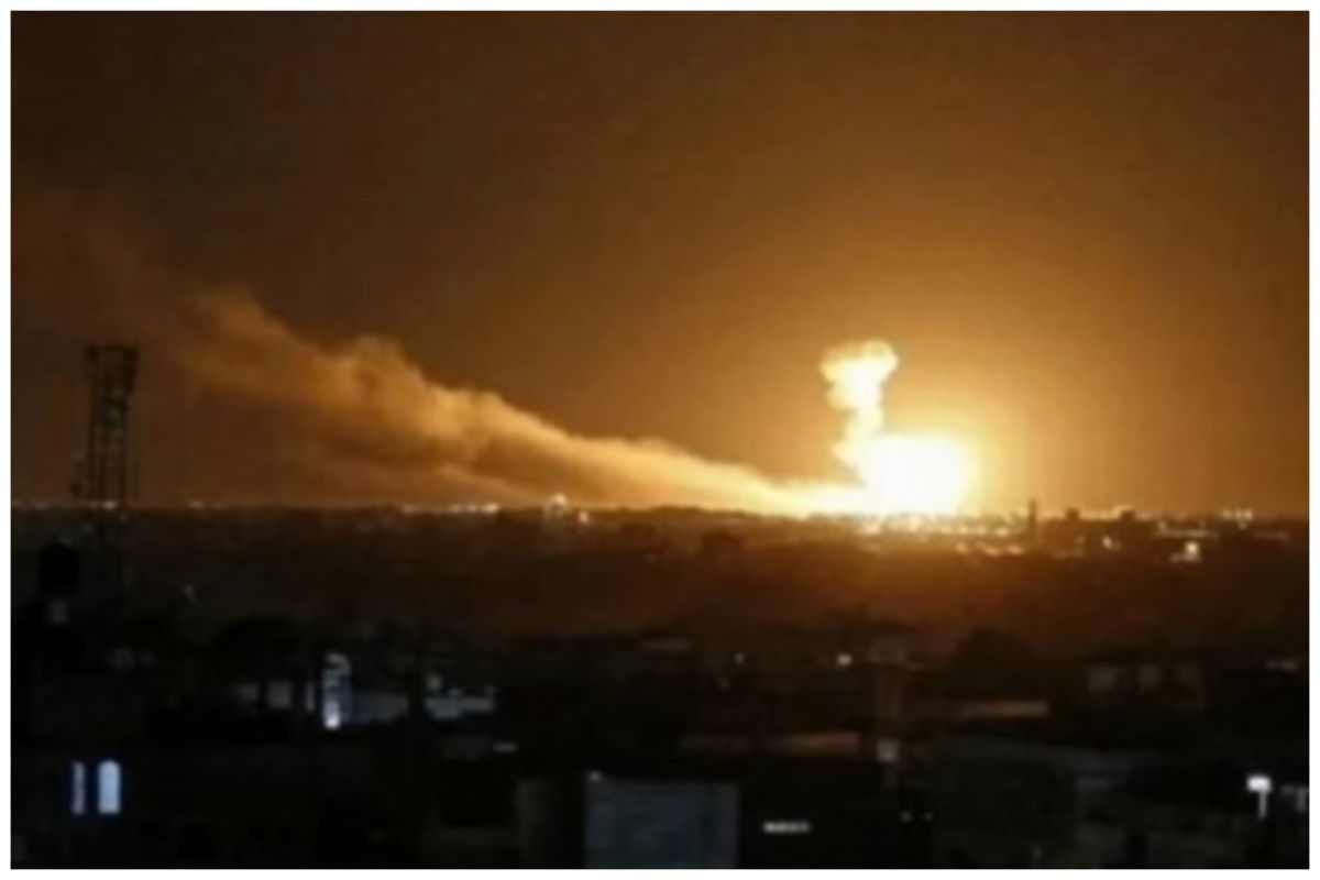 حمله جنگنده‌های اسرائیل به شهر بعلبک در لبنان