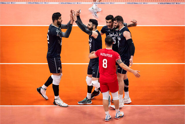 درخشش والیبال ایران مقابل صربستان

