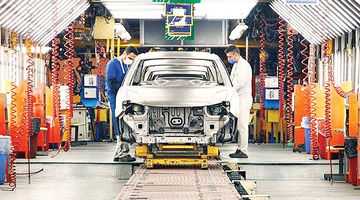 نیش‌ترمز تورم تولید خودرو  در  پاییز