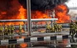 آتش‌سوزی در نیروگاه برق شهر دیمونا فلسطین اشغالی/ برق مناطق گسترده‌ای از این شهر قطع شد