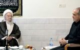 آیت الله مکارم شیرازی خطاب به پزشکیان: چهره شما نشان می‌دهد که الحمدلله دارای نشاط هستید