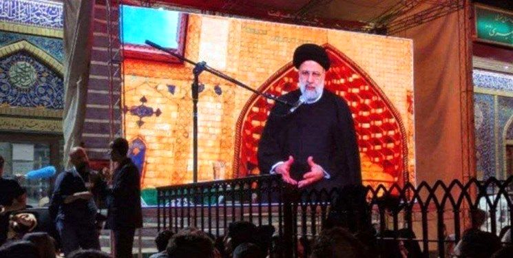 حضور سرزده رییس جمهور در مراسم شب احیاء آستان مقدس امامزاده صالح (ع)+عکس