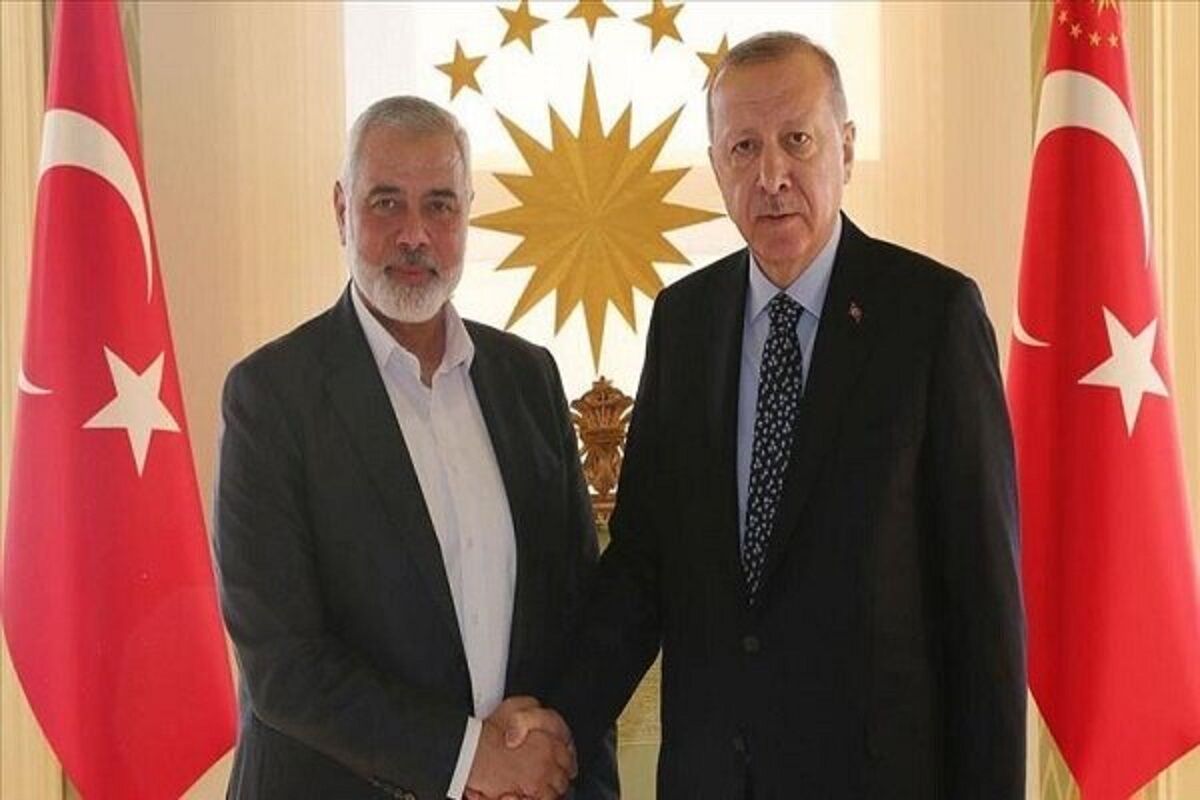 اسماعیل هنیه با اردوغان دیدار کرد/ اردوغان: تا زمانی که عمر دارم از فلسطین دفاع خواهم کرد