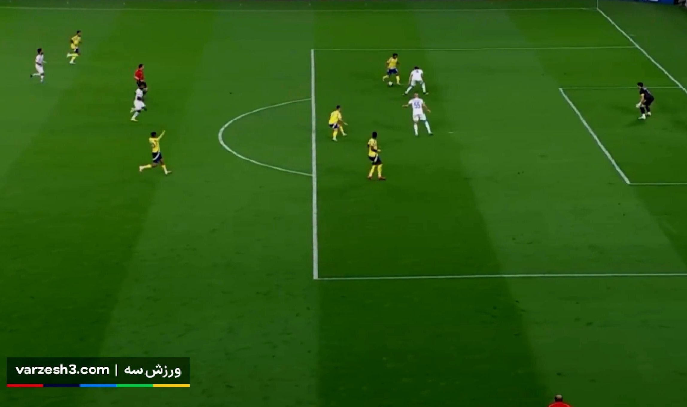 گل سوم النصر به استقلال با دبل دوران + فیلم