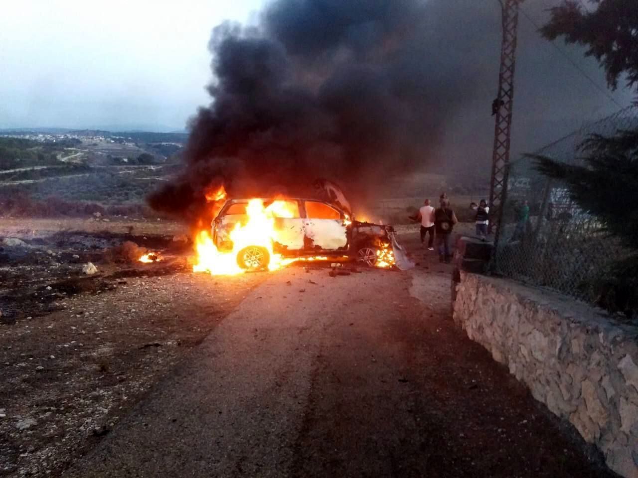 حمله رژیم صهیونیستی به یک خودرو در شرق لبنان
