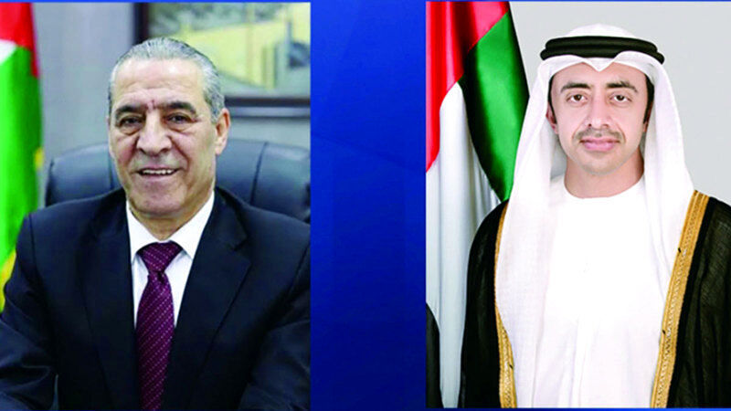 رایزنی‌های وزیر خارجه امارات و مقام ارشد فلسطینی درباره غزه