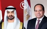 جزئیات رایزنی تلفنی رئیس جمهور مصر و رئیس امارات