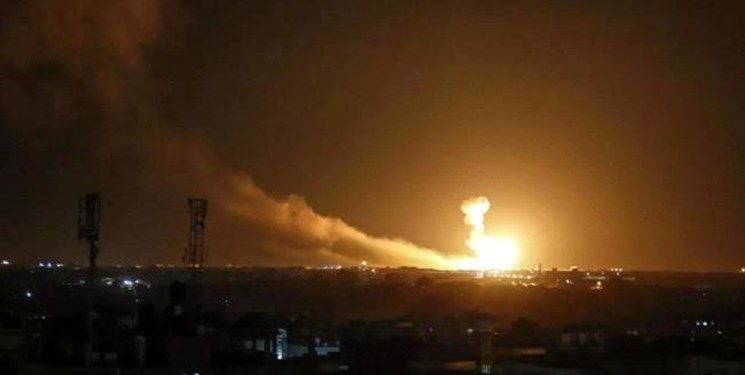 انفجار بزرگ انبار مهمات امارات در یمن