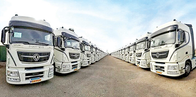 1500 کامیون در راه چابهار - افغانستان