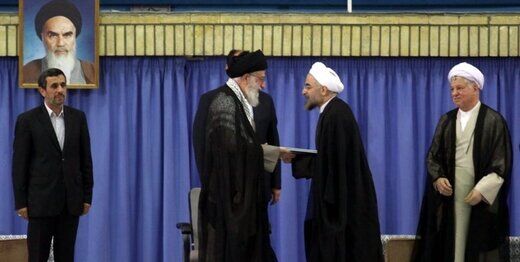 مخالفت رهبر انقلاب با استعفا و استیضاح روحانی