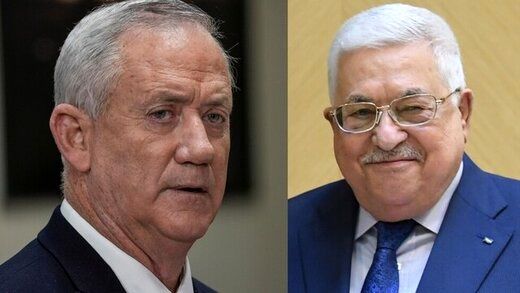 عباس در منزل وزیر جنگ اسرائیل با او دیدار کرد