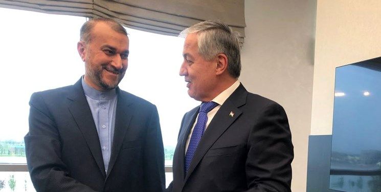 دیدار و گفت‌وگوی امیرعبداللهیان با وزیر خارجه تاجیکستان