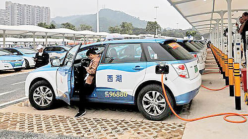برنامه چین برای خودروهای برقی