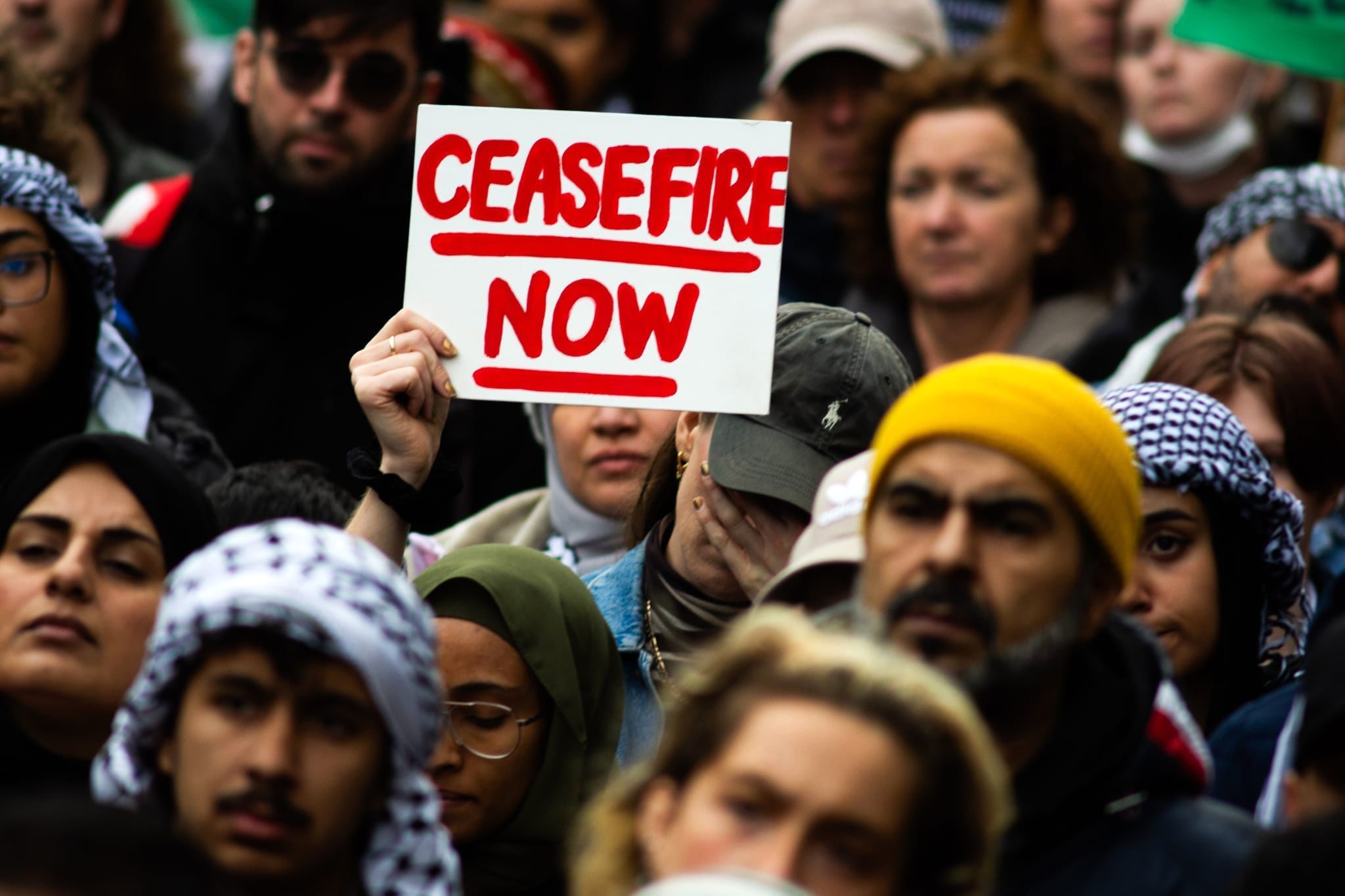 ادامه اعتراضات جهانی به جنایات اسرائیل/ تظاهرات حامیان فلسطین در واشنگتن