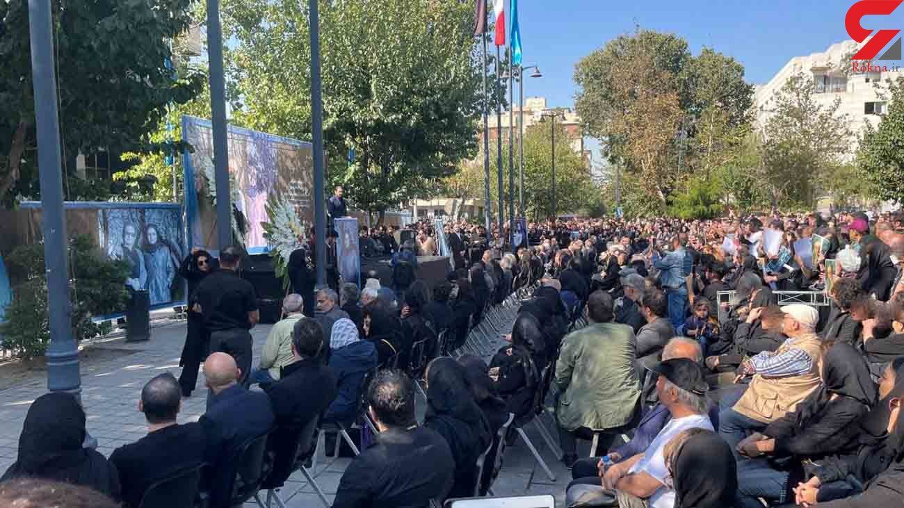 پیام دردناک صفا، پسر داریوش مهرجویی در مراسم پدرش+ فیلم