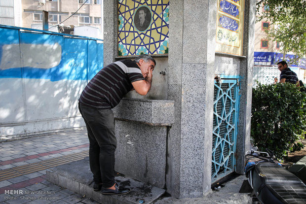 تب 39درجه هوای تهران