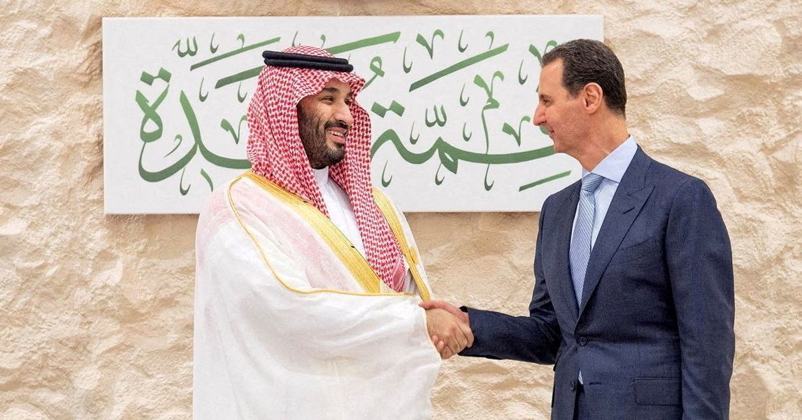 سیگنال قوی سعودی ها به آمریکا/ استقبال گرم بن سلمان از بشار اسد