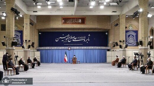 اولین عکس از دیدار حضوری روحانی، قالیباف و رئیسی با رهبر انقلاب
