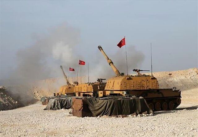 حمله توپخانه‌ای مهیب ترکیه به سوریه