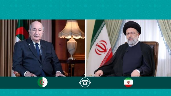 گفت‌وگوی رئیسی با رییس جمهور الجزایر/ تاکید بر تشکیل جبهه منسجم کشورهای اسلامی علیه رژیم صهیونیستی