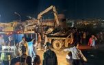 تعداد جان باختگان حادثه انفجار تانکر سوخت در پلیس‌راه سنندج ـ همدان